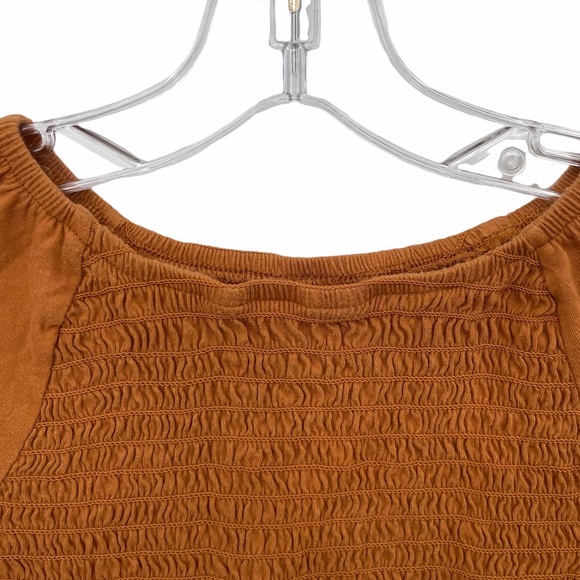 Old Navy Long Sleeves Shirt Cognac Size Large 10-12 - Picture 3 of 6